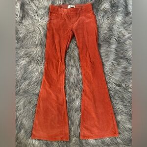 We The Free Orange Flare Jeans